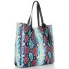 GEANȚĂ DE DAMĂ shopper bag Vittoria Gotti turcoaz V0002